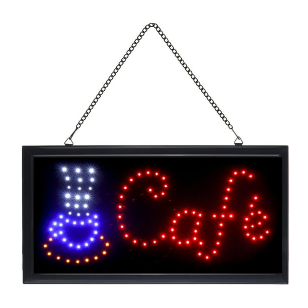 2 Mode Flashing OPEN 4 colours led new window Shop signs
